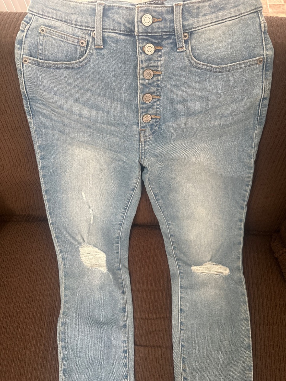 Lucky Brand High Rise Skinny Bridgette Jeans sz 10/30 ankle - Picture 3 of 5